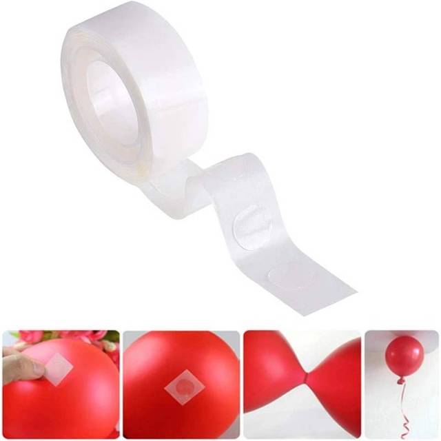 100pcs Balloons Dots Double-Side Adhesive Glue Points Tape Dots